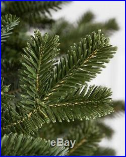 9' Balsam Hill Woodland Spruce Flip Narrow 56 Christmas Tree with Easy Plug