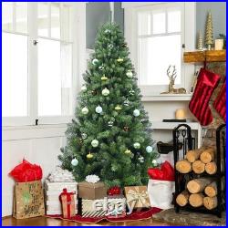 9 FT Unlit Realistic Green Spruce Artificial Holiday Christmas Tree and Stand
