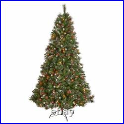 9 Foot Artificial Green Mixed Spruce Christmas Tree Home Holiday No Lights
