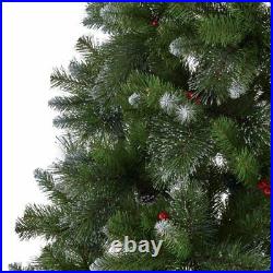 9 Foot Artificial Green Mixed Spruce Christmas Tree Home Holiday No Lights