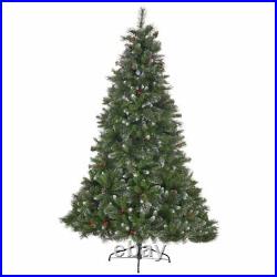 9 Foot Artificial Green Mixed Spruce Christmas Tree Home Holiday No Lights
