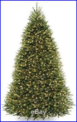 9 Foot Dunhill Fir Christmas Tree With 1000 LED Lights. (Warm White & Color)