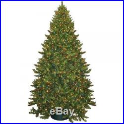 9 Ft Christmas Tree Pre Lit Multicolored Lights Artificial Holiday Decor Prelit