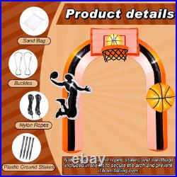 9 Ft Giant Basket Inflation Arch for Basketball Party Decorate with 1 Blower 9 Ft Giant Basket Inflation Arch for Basketball Party Decorate with 1 Blower