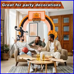 9 Ft Giant Basket Inflation Arch for Basketball Party Decorate with 1 Blower 9 Ft Giant Basket Inflation Arch for Basketball Party Decorate with 1 Blower