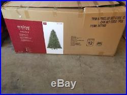9 Ft McKenney Fir Christmas Tree Pre-Lit Holiday Living 1450 clear lights
