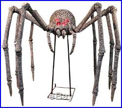 9 Ft. Poseable Spider Realistic Halloween Decoration Light-up Eyes Sound Effects