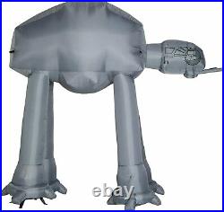 9' Gemmy Airblown Inflatable Star Wars AT-AT Walker with Christmas Light Strings