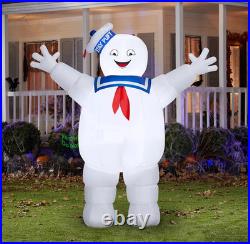 9' Halloween LED Inflatable Giant Ghostbusters Stay Puft Marshmallow Man Yard