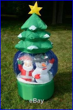 9 Image Christmas Lighted Airblown Inflatable Santa Outdoor 10' 6' 5' 4