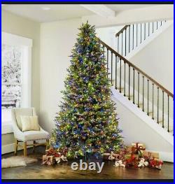 9 Pre-Lit Micro LED Artificial Christmas Tree Winter Family Happy Holidays