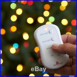 9 ft. Balsam Hill Fir Artificial Christmas Flip Tree 1880 color & white lights