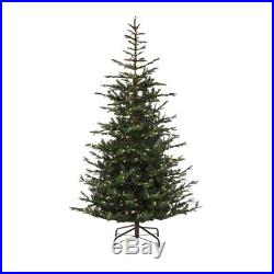 9 ft. Pre-Lit Feel Real Norwegian Spruce Artificial Christmas Tree 700 Lights