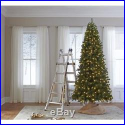 9 ft. Pre-Lit LED Grand Duchess Slim Pine Quick Set Artificial Christmas Tree wi