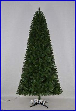 9 ft. Pre-Lit Tall Artificial Christmas Tree Warm White LED Pine Folding Stand