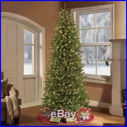 9 ft. Pre-lit incandescent slim fraser fir artificial christmas tree with 8