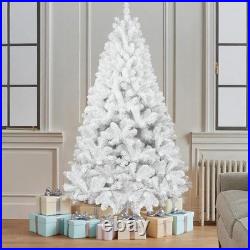 9ft Artificial White Christmas Tree Unlit Spruce Xmas Tree with 1910 Branch Tips 9ft Artificial White Christmas Tree Unlit Spruce Xmas Tree with 1910 Branch Tips