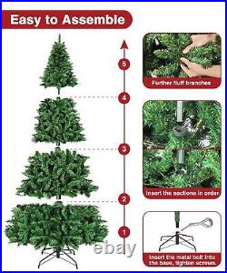 9ft Christmas Tree with lights Artificial Holiday Xmas Tree Pre-lit Pine Trees 9ft Christmas Tree with lights Artificial Holiday Xmas Tree Pre-lit Pine Trees