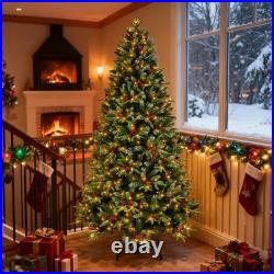 9ft Prelit Pre-Decorated Artificial Christmas Tree&3750 PE PVC Tips 750 lights 9ft Prelit Pre-Decorated Artificial Christmas Tree&3750 PE PVC Tips 750 lights