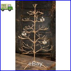 ADORABLE Decorations Metal Christmas Ornament Display Holder Tree Stand Gold