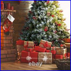 AGM Christmas Tree 7ft Artificial Pine Tree with Foldable Metal Stand, Pine C