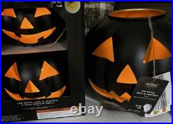 thumbnail image 2 of Jack O Lantern Decor Solar Light Color Changing Metal 2 of 14