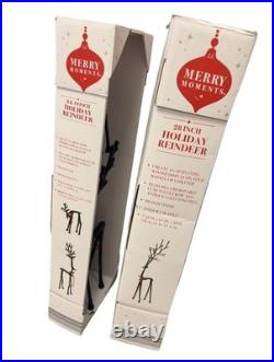 ALDI Merry Moments Black Metal Reindeer Set of 3 -Pottery Barn Dupe 2025 Decor ALDI Merry Moments Black Metal Reindeer Set of 3 -Pottery Barn Dupe 2025 Decor