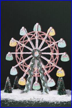 ANTHROPOLOGIE George & Viv Ferris Wheel Whimsical Village Holiday Decor NEW