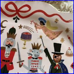 ANTHROPOLOGIE Rifle Paper Co. Nutcracker Serving Platter Collector's Item