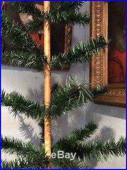 Antique Vintage 36 Tall Goose Feather Christmas Tree