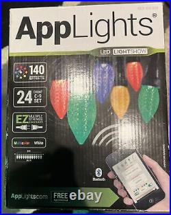 APPLIGHTS 48 LED Light 140 Effects Phone Apps Bluetooth Control See Description