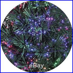 ARTIFICIAL CHRISTMAS TREE 32 Pre Lit Fiber Optic Green Holiday Xmas Home Decor