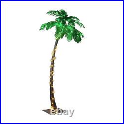 ARTIFICIAL PALM TREE Indoor/Outdoor Pre-Lit LED 5 and 7 Ft Tall Available
