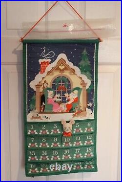 AVON Christmas Countdown Calendar with Mouse Perfect Condition with Original Bag