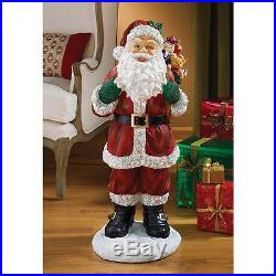 A Visit from Santa Claus Holiday Statue Perfect Indoor Decoration for Christmas