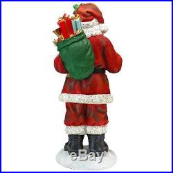A Visit from Santa Claus Holiday Statue Perfect Indoor Decoration for Christmas
