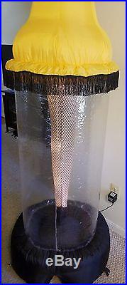 A christmas story leg lamp inflatable lawn ornament