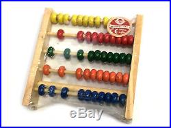 Abacus Bead Education Toy Maths Kids Traditional Wood Learn Aid Practice Count