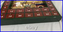Advent Calendar Santa's Workshop Wood Compartment Costco Kirkland COMPLETE SET