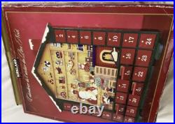 Advent Calendar Santa's Workshop Wood Compartment Costco Kirkland COMPLETE SET