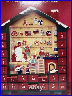 Advent Calendar Santa's Workshop Wooden by Kirkland Costco Holiday Christmas 24 Advent Calendar Santa's Workshop Wooden by Kirkland Costco Holiday Christmas 24