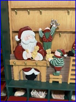 Advent Calendar Santa's Workshop Wooden by Kirkland Costco Holiday Christmas 24 Advent Calendar Santa's Workshop Wooden by Kirkland Costco Holiday Christmas 24