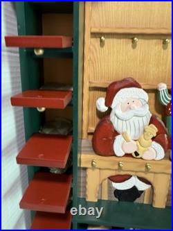 Advent Calendar Santa's Workshop Wooden by Kirkland Costco Holiday Christmas 24 Advent Calendar Santa's Workshop Wooden by Kirkland Costco Holiday Christmas 24