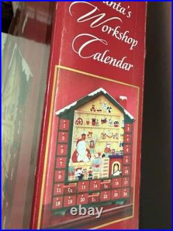 Advent Calendar Santa's Workshop Wooden by Kirkland Costco Holiday Christmas 24 Advent Calendar Santa's Workshop Wooden by Kirkland Costco Holiday Christmas 24