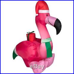 Airblown Inflatable 3.5' Flamingo Christmas Prop Outdoor Yard Decor Holiday NEW