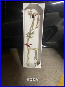 Aldi Merry Moments Sculpted Reindeer Gold Set of 3 FREE SHIPPING Aldi Merry Moments Sculpted Reindeer Gold Set of 3 FREE SHIPPING