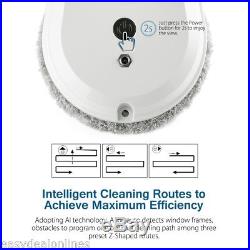 Alfawise S60 Robotic Window Cleaner Automatic Glass Cleaning Robot White US PLUG