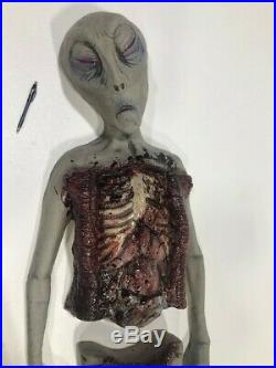 Alien Autopsy Foam Latex Tabletop Two Piece Prop Decoration Halloween
