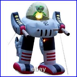 Alien Robot Inflatable Spaceship Halloween Prop Yard Decoration