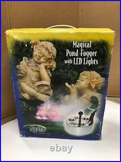 Alpine Magical Lighted Pond Fogger Led Multi-color Changing Halloweenvideo